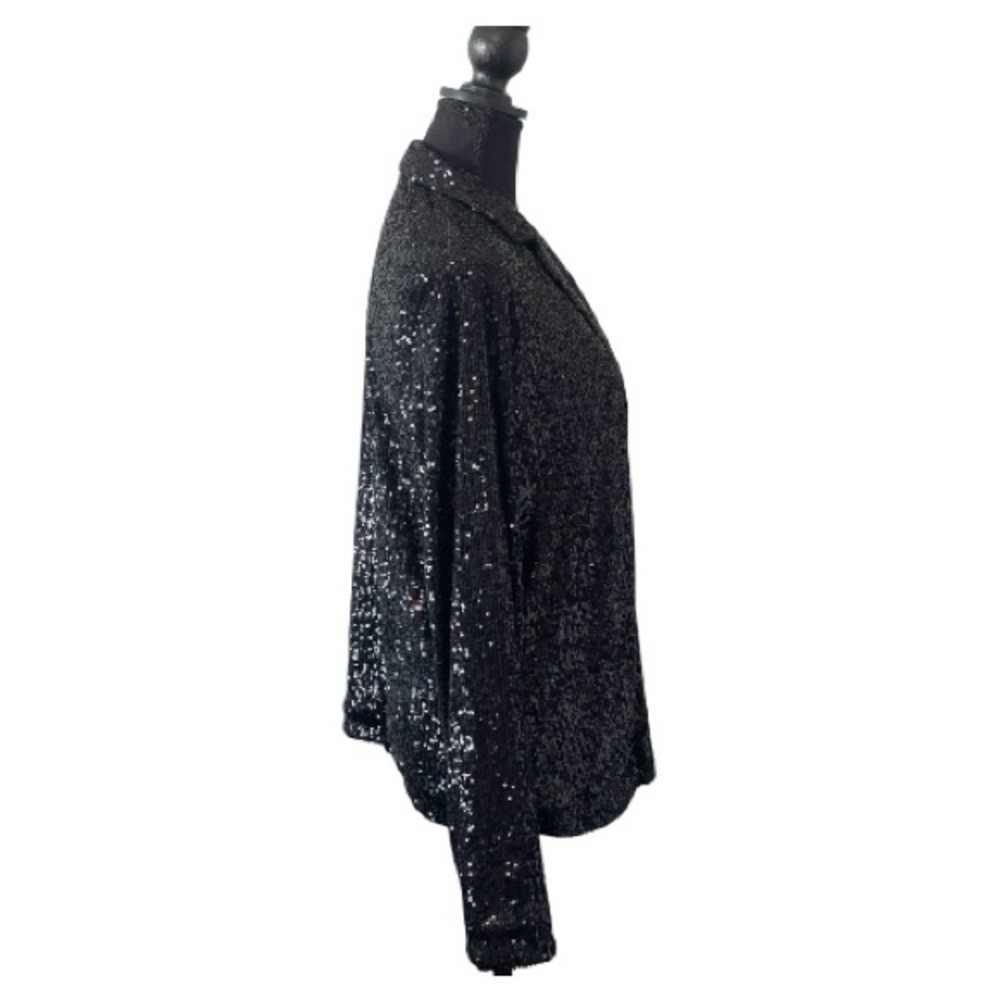 Cable & Gauge Black Sequin Blazer - Picture 4 of 8